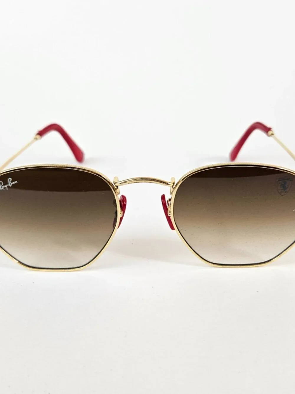 Ray Ban Ferrari Polarized Black Metal Frame Sunglasses RB3548-N 001/51 51-21-145